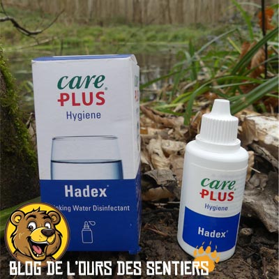 pastille oasis désinfectante pour l'eau potable en randonnée voyage